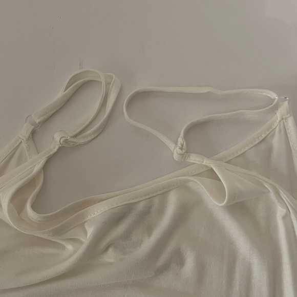 XL Angel Heart Boutique White Lace Tiered Slip Dress Cami NWT - Picture 9 of 13